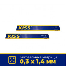 Биговальные матрицы Kiss Crease 0,3 х 1,4,  1уп - 36шт