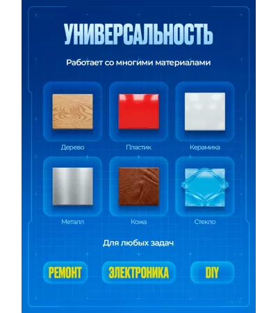 Стержни клеевые Quick Pick, 7x200 мм, прозрачные, 20 штук